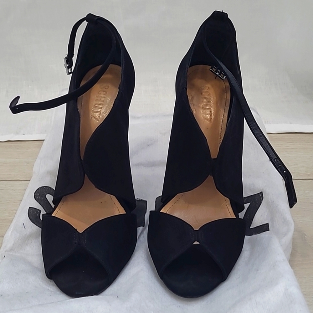 Schutz black heel